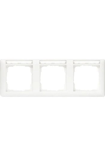 GIRA Abdeckrahmen 3f waager. BSF Standard 55 Reinweiß