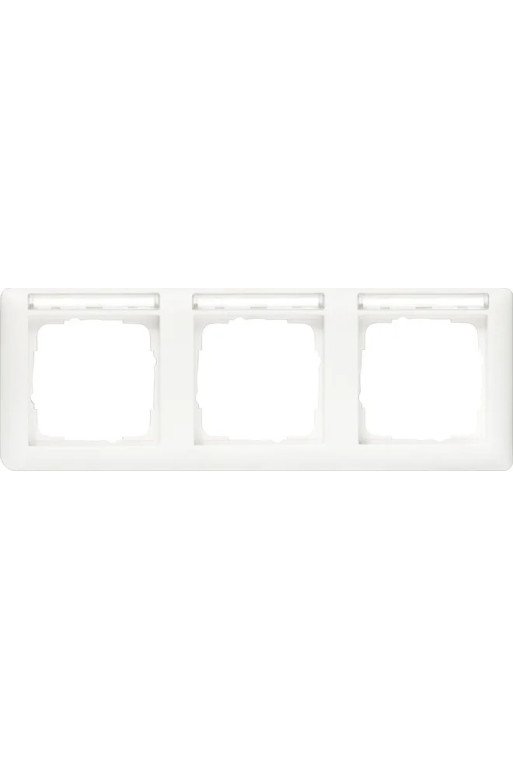 GIRA Abdeckrahmen 3f waager. BSF Standard 55 Reinweiß
