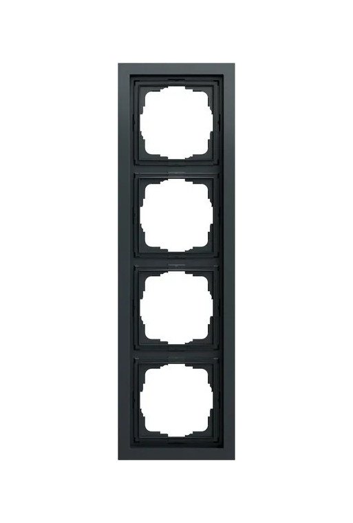GIRA Abdeckrahmen 4f Gira F200 Anthrazit(lack .)