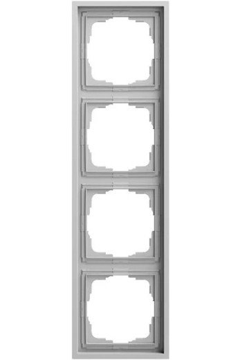 GIRA Abdeckrahmen 4f Gira F300 Grau m(lack.)