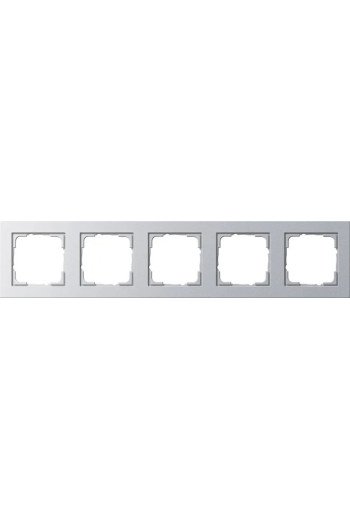 GIRA Abdeckrahmen 5f E2 F Alu