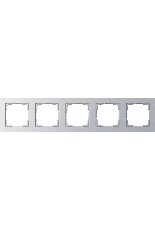 GIRA Abdeckrahmen 5f E2 F Alu