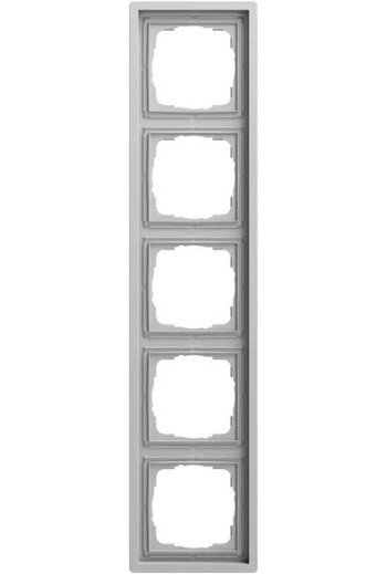 GIRA Abdeckrahmen 5f Gira F100 Grau m(lack.)