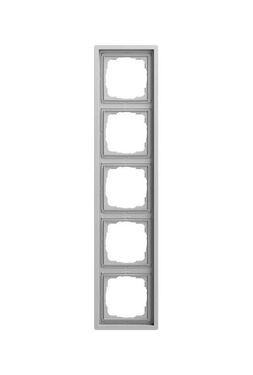 GIRA Abdeckrahmen 5f Gira F100 Grau m(lack.)