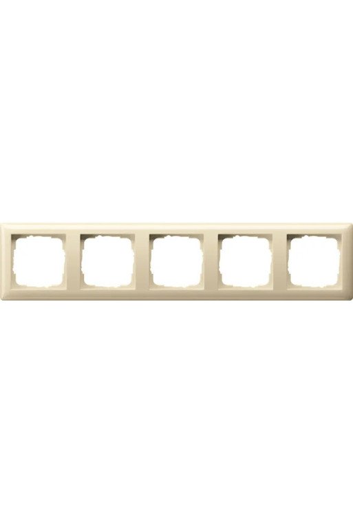 GIRA Abdeckrahmen 5f Standard 55 Cremeweiß
