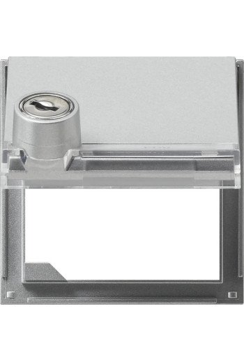 GIRA Adapterrahmen KD Schloss gleich + BSF Gi ra TX_44 (WG UP) F Alu