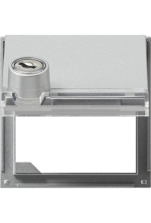 GIRA Adapterrahmen KD Schloss gleich + BSF Gi ra TX_44 (WG UP) F Alu