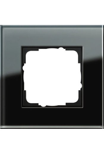 GIRA Rahmen 1fach Esprit Glas schwarz