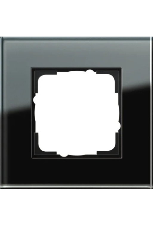 GIRA Rahmen 1fach Esprit Glas schwarz
