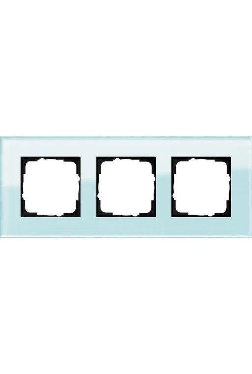 GIRA Rahmen 3fach Esprit Glas mint