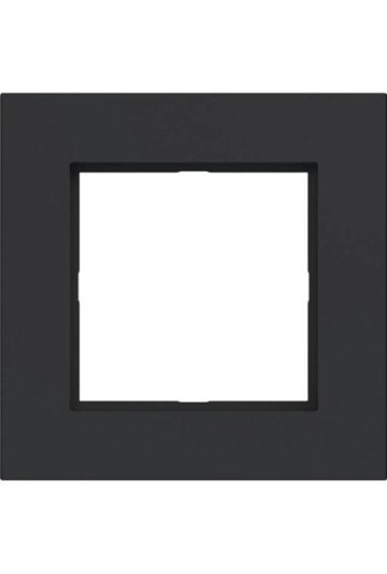HAGER LED-Rahmen 1fach A.8 nachtschwarz matt