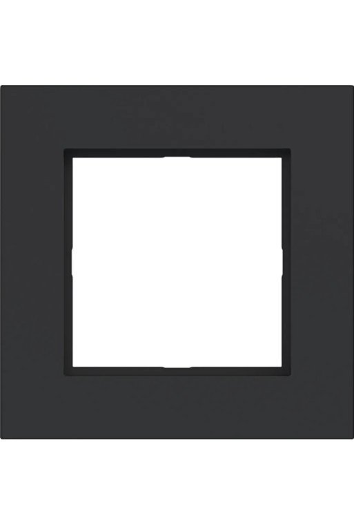 HAGER LED-Rahmen 1fach A.8 nachtschwarz matt