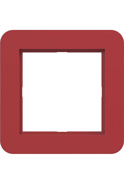 HAGER Rahmen 1fach C.1 rot glänzend
