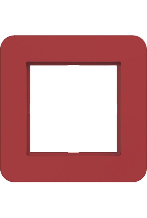 HAGER Rahmen 1fach C.8 rot glänzend