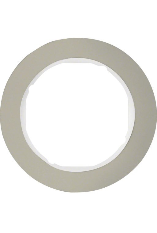 HAGER Rahmen 1fach R.Classic E-Stahl pw