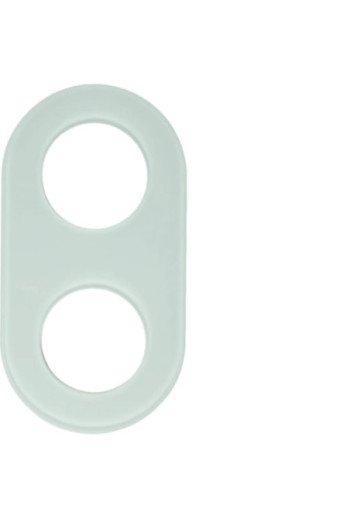 HAGER Rahmen 2fach Serie Glas polarweiß