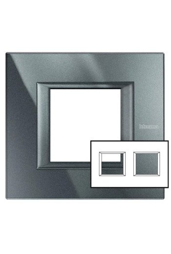 BTICINO Abdeckrahmen AXOLUTE: 2-fach