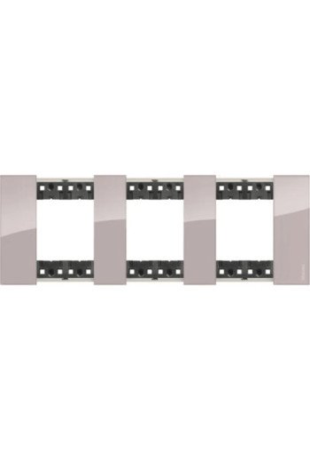 BTICINO LivingNow Abdeckrahmen 3x2-modulig in de r Farbausführung Aura