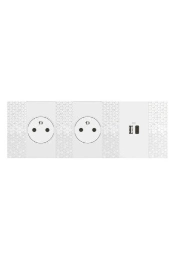 BTICINO LivingNow Abdeckrahmen 3x2-modulig in de r Farbausführung Optic