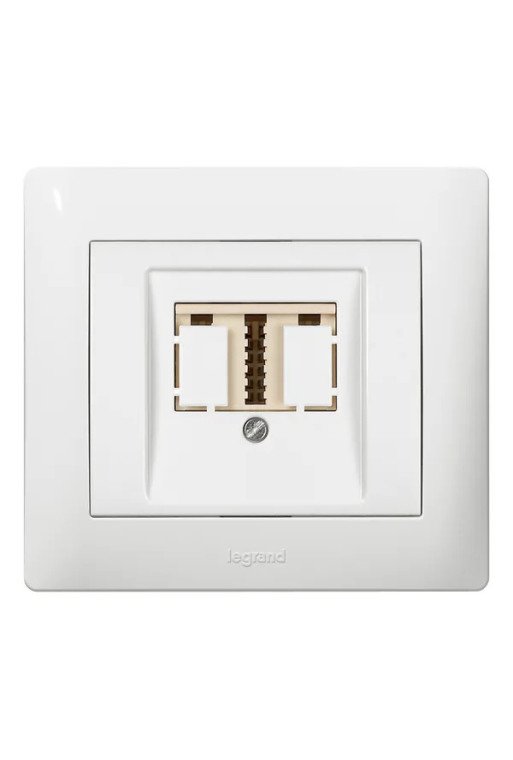 LEGRAND Abdeckung Telefondose Galea Farbe: Ultra weiß