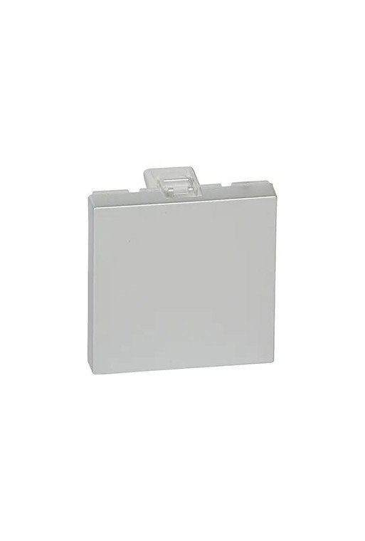LEGRAND Mosaic Blindabdeckung 2-modulig Farbe: A luminium