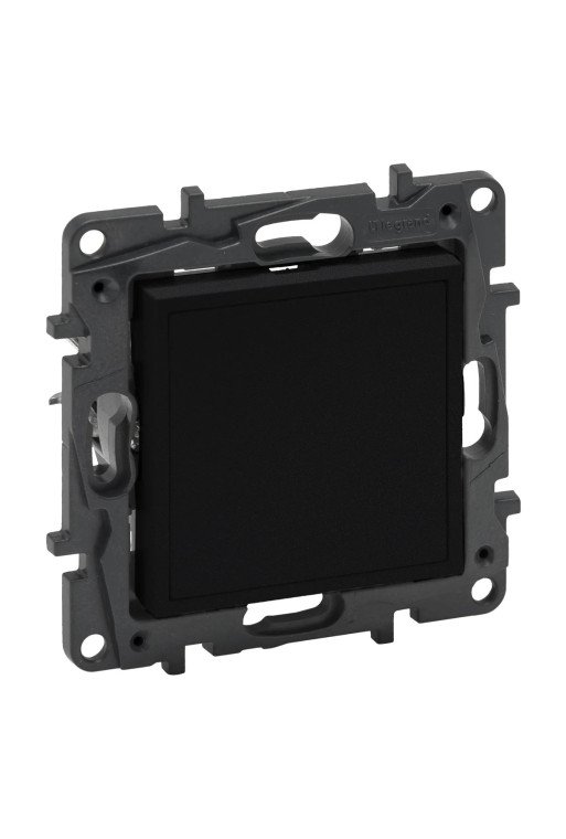LEGRAND Niloe Step Mosaic-Adapter/Blindabdeckung Farbe: Schwarz