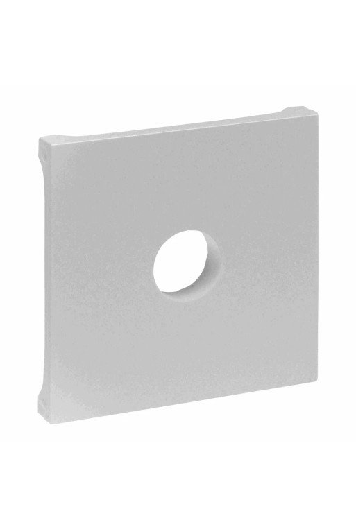 LEGRAND SEANO Abdeckung für Anschlussdose F-Typ in der Farbausführung Aluminium lackiert