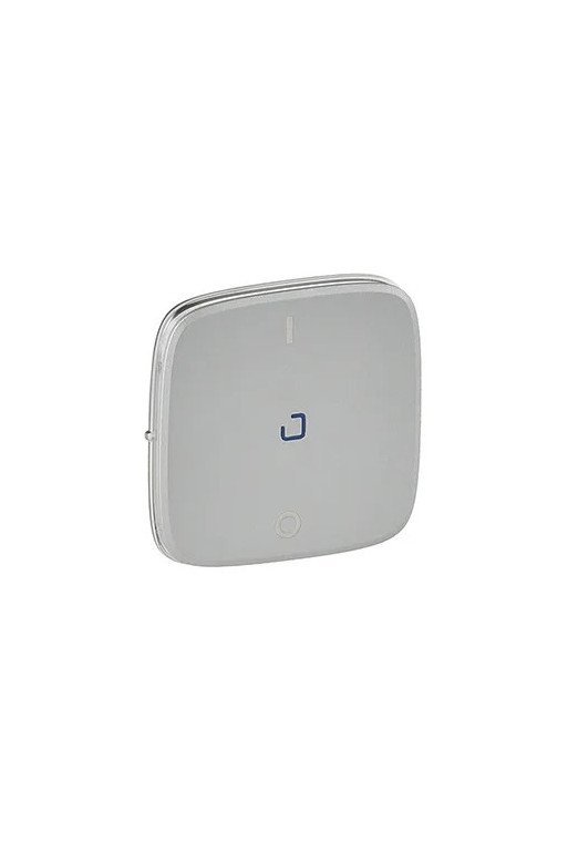 LEGRAND Valena Allure Wippe Ausschalter 2P beleu chtet Farbe: Aluminium