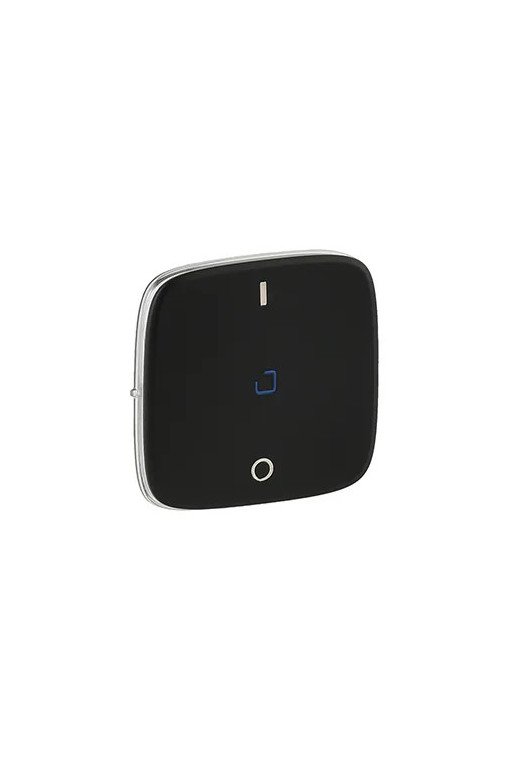 LEGRAND Valena Allure Wippe Ausschalter 2P beleu chtet Farbe: Schwarz