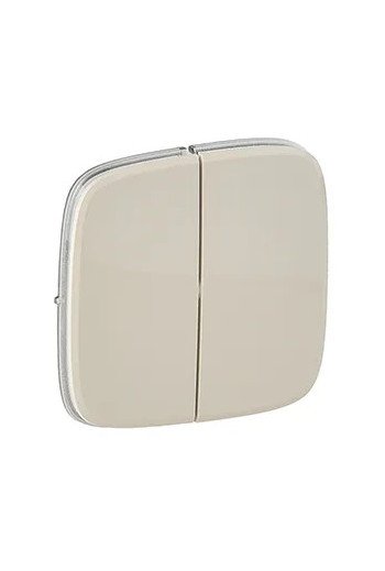LEGRAND Valena Allure Wippe Serien- und Doppelwe chselschalter Farbe: Mandelweiß