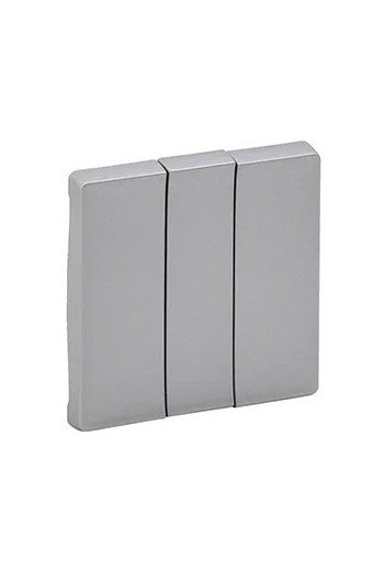LEGRAND Valena Life Wippe 3-fach Schalter Farbe: Aluminium