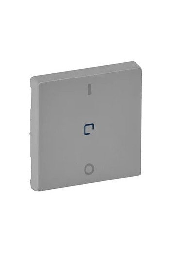 LEGRAND Valena Life Wippe Ausschalter 2P beleuch tet Farbe: Aluminium