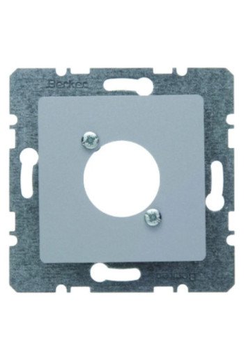 BERKER B.x/K.x Zentralplatte f.XLR-Rund- steckverbinder D-Serie