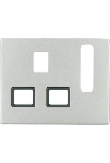 BERKER K.5 Zentralstück für British Standard SD abschaltbar Edelstahl
