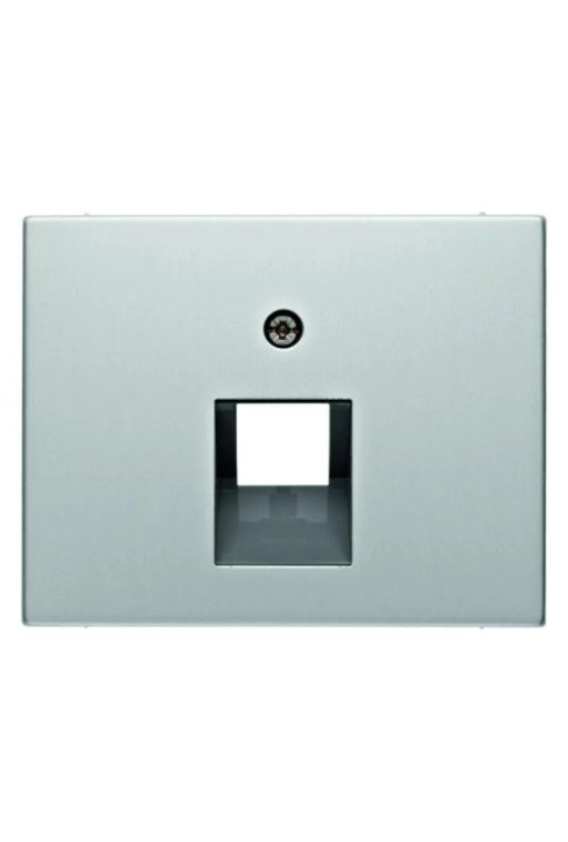 BERKER K.5 Zentralstück für UAE-Dose 1fach Aluminium