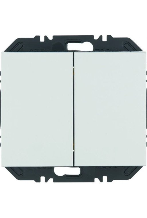 BERKER K.x EnOcean Modul mit Wippe 2fach alu matt