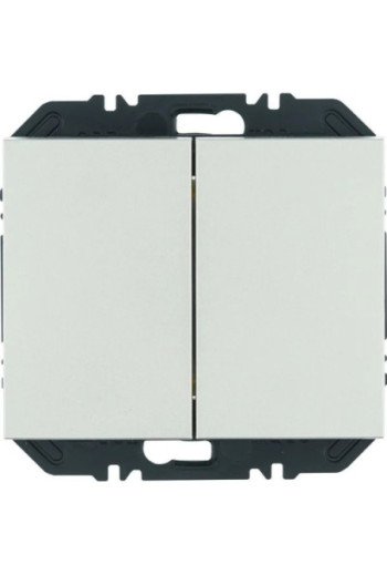 BERKER K.x EnOcean Modul mit Wippe 2fach Edelstahl matt