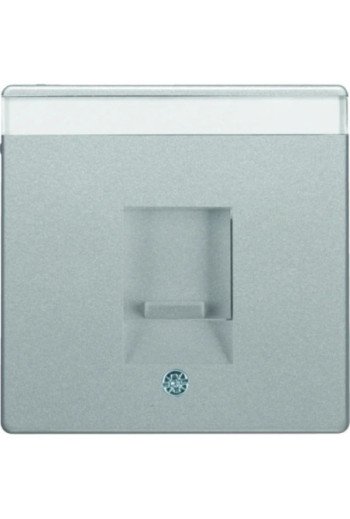 BERKER Q.x Zentralstück mit Staubschutz- schieber für Module