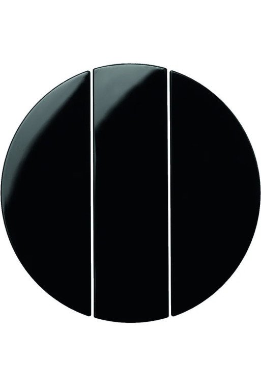 BERKER R.x Wippe 3fach Aus schwarz glänzend