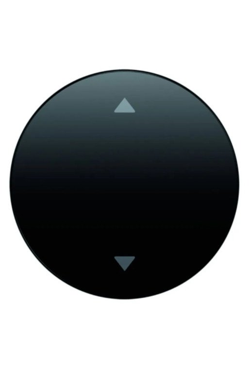 BERKER R.x Wippe mit Aufdruck Symbol Pfeile schwarz glänzend