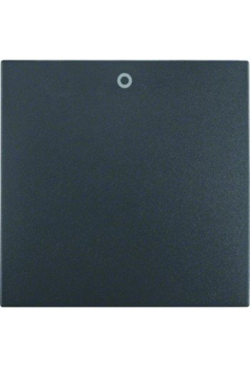 BERKER S.1 IP44 Wippe mit Befestigungss. mit Aufdruck 0 anthrazit matt