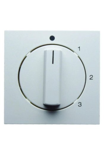 BERKER S.1 Zentralstück für 3-Stufenschalter m. 0 St.polarweiß gl.
