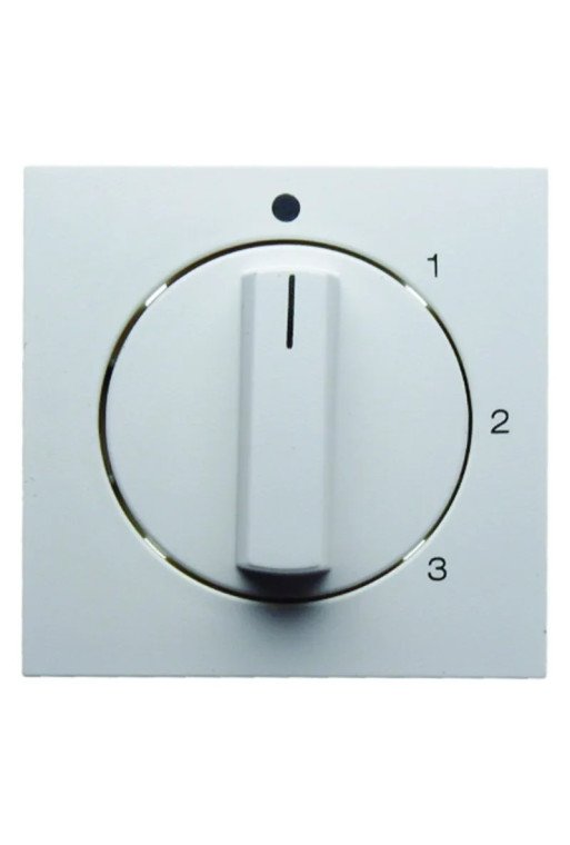 BERKER S.1 Zentralstück für 3-Stufenschalter m. 0 St.polarweiß gl.