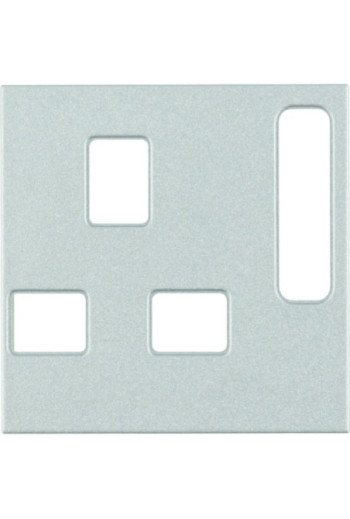 BERKER S.1/B.x Zentralstück für British Standard SD abschaltbar alu matt