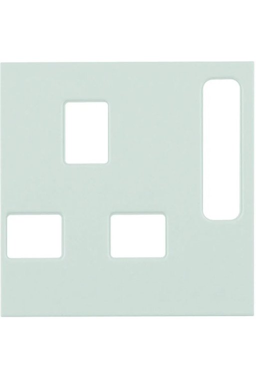 BERKER S.1/B.x Zentralstück für British Standard SD abschaltbar polarweiß matt