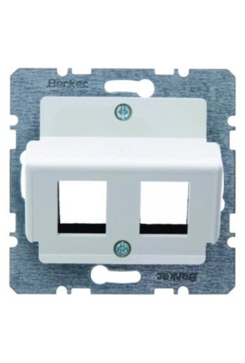 BERKER S.1/B.x/Q.x Zentralstück für AMP Modular Jacks