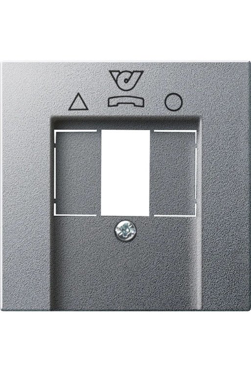 GIRA Abdeckung für TDO-Anschlussdose 3x10 System 55 alu