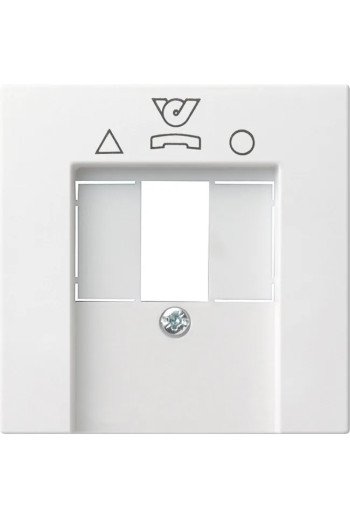 GIRA Abdeckung für TDO-Anschlussdose 3x10 System 55 reinweiß glänzend