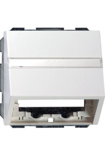 GIRA Datenhaube Tragring + BSF System 55 Rein weiß m