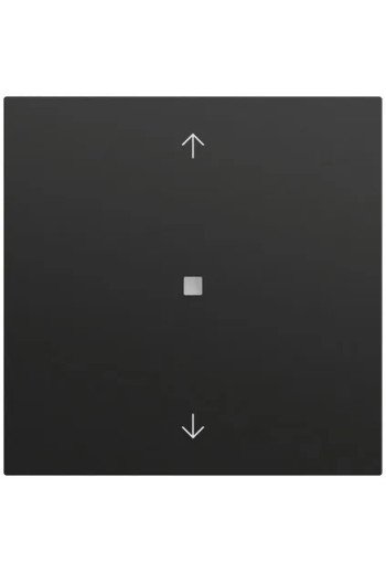GIRA Wippe 1f Pfeile Kontrollf. System 70 Sch warz m(lack.)